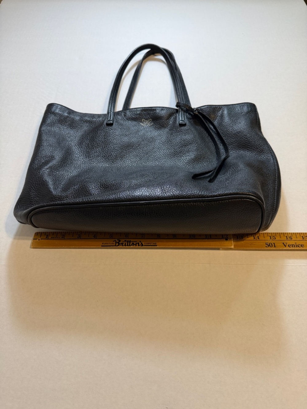 Johnny Was Tippi Tote Black Pebbled Leather - Picture 6 of 10